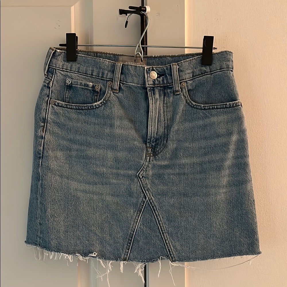 Everlane Denim Mini Skirt Size 28/6